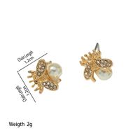 Fashion Plating Alloy Artificial Gemstones Earrings main image 7