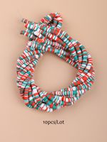 Simple Style Roman Style Commute Color Block Soft Clay Beaded Jewelry Accessories sku image 1