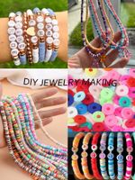 Simple Style Roman Style Commute Color Block Soft Clay Beaded Jewelry Accessories main image 2