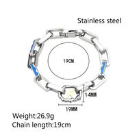 Hip-hop Retro Lightning Stainless Steel Polishing Unisex Bracelets main image 2