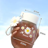 Classical Cute Formal Solid Color Glass Water Bottles 1 Piece main image 6