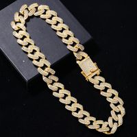 Hip-hop Punk Solid Color Copper Zircon Bracelets Necklace In Bulk main image 6