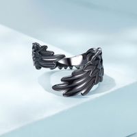 Vintage Style Wings Sterling Silver Plating Silver Plated Men's Open Rings main image 1
