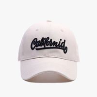 Unisex Casual Simple Style Commute Letter Embroidery Wide Eaves Floppy Hat Baseball Cap sku image 9