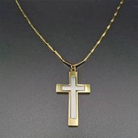 Vintage Style Cross Stainless Steel Women's Pendant Necklace main image 5