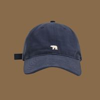 Unisexo Casual Estilo Simple Viajar Diariamente Animal Letra Aleros Curvos Sombrero Flexible Gorra De Beisbol sku image 1