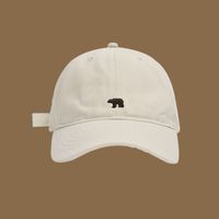 Unisexo Casual Estilo Simple Viajar Diariamente Animal Letra Aleros Curvos Sombrero Flexible Gorra De Beisbol sku image 3