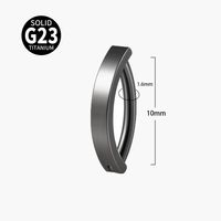 Simple Style Geometric Titanium Steel Buckle Opal Zircon Belly Ring sku image 3