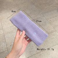 Unisex Cute Solid Color Fabric Hair Band main image 2