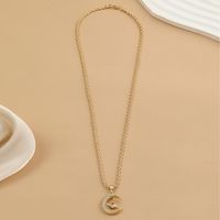 Stainless Steel 18K Gold Plated Elegant Simple Style Commute Polishing Inlay Star Moon Zircon Pendant Necklace main image 3