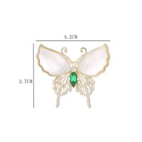 Vintage Style Butterfly Arylic Alloy Plating Women's Brooches main image 2
