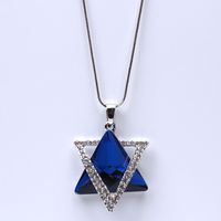 Simple Style Solid Color Alloy Copper Inlay Glass Women's Sweater Chain main image 7