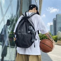 One Size Solid Color Casual Daily School Backpack main image 2