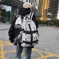 One Size Solid Color Casual Daily Sports School Backpack main image 2