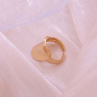 Simple Style Solid Color Solid Color Copper 18k Gold Plated Rings In Bulk sku image 1
