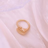 Simple Style Solid Color Solid Color Copper 18k Gold Plated Rings In Bulk main image 5
