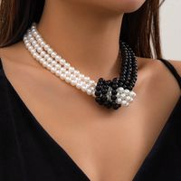 Elegant Geometric Artificial Pearl Beaded Women's Necklace main image 4