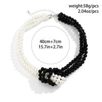 Elegant Geometric Artificial Pearl Beaded Women's Necklace main image 8