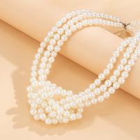 Elegant Geometric Artificial Pearl Beaded Women's Necklace main image 5