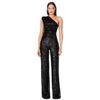 Women's Party Street Sexy Solid Color Full Length Sequins Jumpsuits main image 5