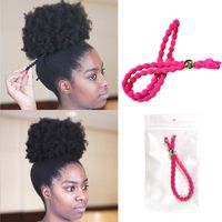 Simple Style Solid Color Abs Hair Tie main image 1