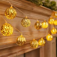 Christmas Retro Simple Style Ball Plastic Indoor Party Festival Hanging Ornaments main image 4