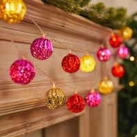 Christmas Retro Simple Style Ball Plastic Indoor Party Festival Hanging Ornaments main image 2