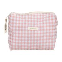 Cute Plaid Polyester Square Makeup Bags main image 5