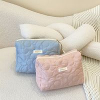 Cute Plaid Polyester Square Makeup Bags main image 1
