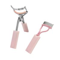 Lady Solid Color Stainless Steel Eyelash Curler 1 Piece 1 Set main image 5