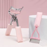 Lady Solid Color Stainless Steel Eyelash Curler 1 Piece 1 Set main image 1