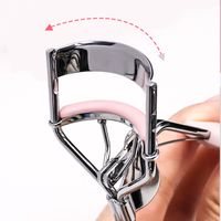 Lady Solid Color Stainless Steel Eyelash Curler 1 Piece 1 Set main image 2