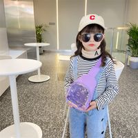 Kid's Cute Solid Color Pu Leather Anti-theft Waist Bags main image 8