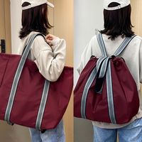 Women's Streetwear Solid Color Oxford Cloth Waterproof Travel Bags main image 3
