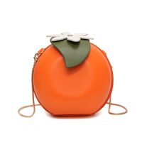 Women's Pu Leather Fruit Cute Round Lock Clasp Crossbody Bag sku image 1