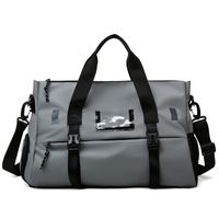 Unisex Streetwear Solid Color Oxford Cloth Waterproof Travel Bags sku image 1