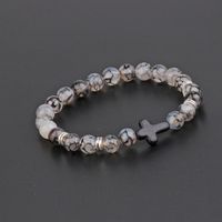 Simple Style Cross Stone Unisex Bracelets sku image 5