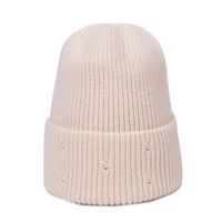 Women's Basic Simple Style Solid Color Pom Poms Eaveless Wool Cap sku image 9
