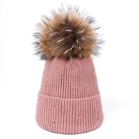 Women's Basic Simple Style Solid Color Pom Poms Eaveless Wool Cap sku image 15