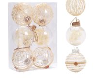 Weihnachten Einfacher Stil Ball Kunststoff Innen Gruppe Hängende Ornamente sku image 1