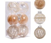 Weihnachten Einfacher Stil Ball Kunststoff Innen Gruppe Hängende Ornamente sku image 3