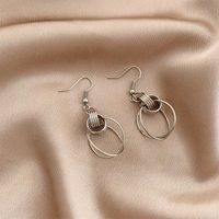 1 Pair Simple Style Classic Style Geometric Alloy White Gold Plated Drop Earrings main image 1