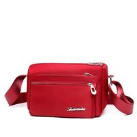 Women's Nylon Solid Color Streetwear Square Zipper Shoulder Bag main image 4
