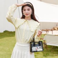 Women's Pu Leather Solid Color Streetwear Square Magnetic Buckle Square Bag main image 3