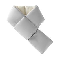 Women's Simple Style Solid Color Silk Cotton Plush Down Cloth Scarf main image 6