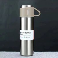 Casual Solid Color Stainless Steel Water Bottles 1 Set main image 3