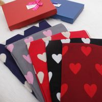 Women's Simple Style Heart Shape Imitation Cashmere Scarf main image 1