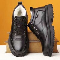 Men's Casual Solid Color Round Toe Cotton Shoes main image 5