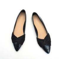 Women's Elegant Solid Color Point Toe Flats sku image 15