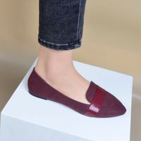 Women's Elegant Solid Color Point Toe Flats main image 3